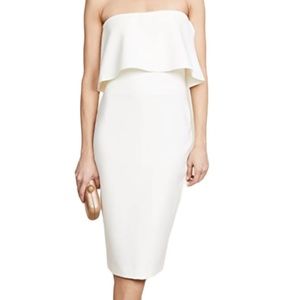 NWT Revolve Likely White Driggs Strapless Sheath Dress Size 8
